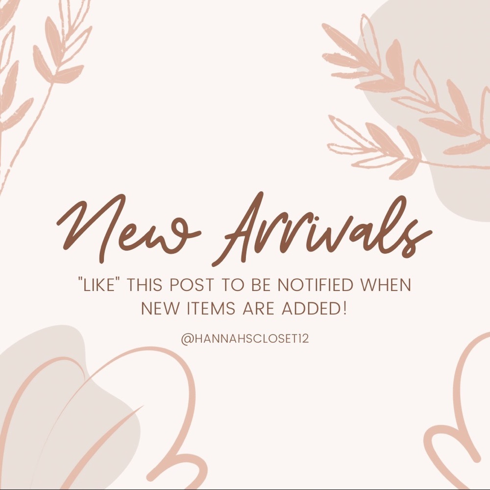 NEW ARRIVALS ADDED